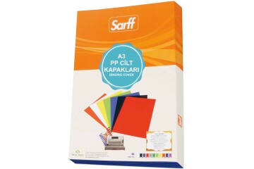 Sarff Cilt Kapağı Plastik Opak A3 450 MIC Şeffaf Buzlu 15201131
