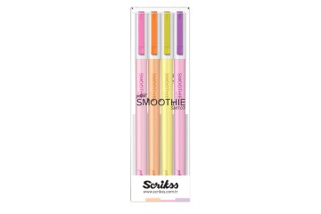 Scrikss Jel Kalem Smoothie 4 Lü Blister Set 2
