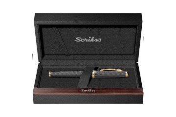 Scrikss Roller Kalem Mat Siyah Altın 390