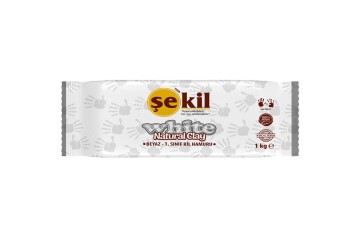 Şekil Seramik Hamuru 1000 GR Beyaz VK1000BYZ