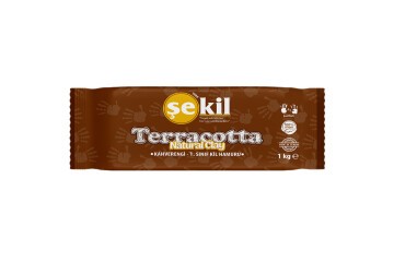 Şekil Seramik Hamuru Terracotta 1000 GR Kahverengi VK1000KHV