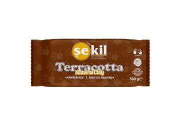Şekil Seramik Hamuru Terracotta 500 GR Kahverengi VK500KHV