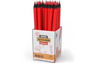 Silka Kırmızı İlk Kalemim 40 Lı ART.622