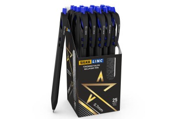Silka Lınc Tükenmez Kalem Starone 0,7 MM Mavi 25 Li