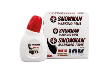 Snowman Tahta Kalem Mürekkebi 30 CC Kırmızı BN-1A K