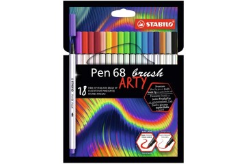 Stabilo Keçe Uçlu Boya Kalemi Pen 68 Brush Arty 18 Li Renk