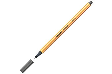 Stabilo Keçe Uçlu İnce Kalem 88 Point 0.4 MM Koyu Gri 88/96