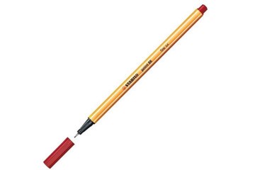 Stabilo Keçe Uçlu İnce Kalem 88 Point 0.4 MM Koyu Kırmızı 88/50