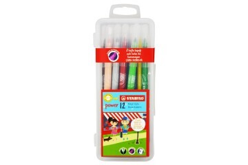 Stabilo Keçeli Boya Kalemi Power Kutulu Paket 12 Renk 280/12-2
