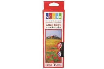 Südor Guaj Boya Şişe 12 Renk 15 ML SD525