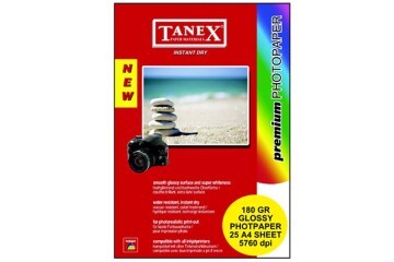 Tanex Fotoğraf Kağıdı 25 Lİ YP A4 180 GR