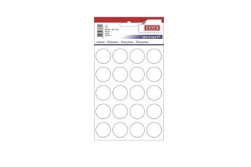 Tanex Ofis Etiketi Poşetli Yuvarlak 25 MM Beyaz OFC-132