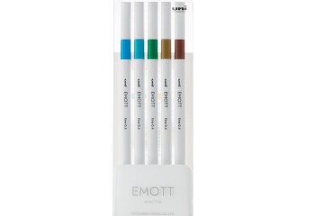 Uni-Ball Akrilik Uçlu Kalem Emott 0.4 MM Fine 5 Li Ada Renk
