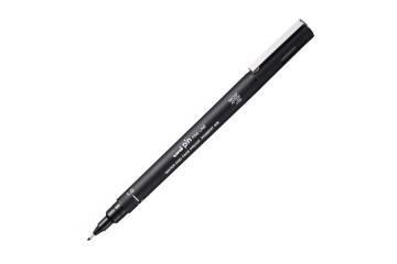 Uni-Ball Çizim Kalemi Akrilik Uçlu Fine Line Pin 1.0 MM Siyah PIN 10-200(S)