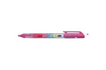 Uni-Ball Fosforlu Kalem Promark Eye Cep Tipi Pembe USP-105