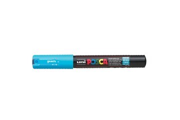 Uni-Ball Markör Boyama Posca Su Bazlı Poster 0.7 MM Açık Mavi PC-1M
