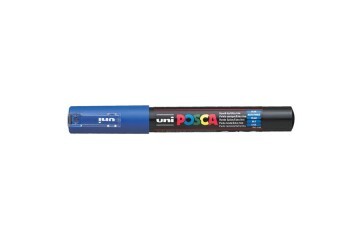 Uni-Ball Markör Boyama Posca Su Bazlı Poster 0.7 MM Mavi PC-1M