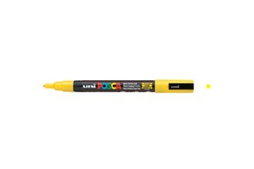 Uni-Ball Markör Boyama Posca Su Bazlı Poster 0.9-1.3 MM Sarı PC-3M