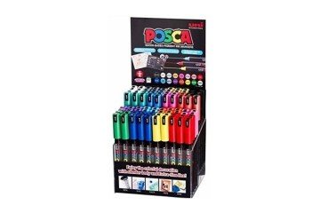 Uni-Ball Markör Posca 0.7 Su Bazli Poster 80 Li Set
