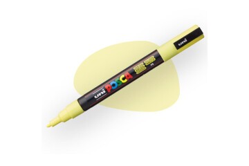 Uni-Ball Posca 0.9-1.3 Su Bazlı Boyama Markörü Güneş Sarısın PC-3M