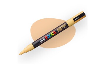 Uni-Ball Posca 0.9-1.3 Su Bazlı Boyama Markörü Kayısı N PC-3M
