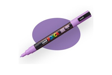 Uni-Ball Posca 0.9-1.3 Su Bazlı Boyama Markörü Lavanta N PC-3M
