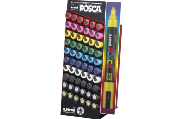 Uni-Ball Posca 1.8-2.5 Su Bazli Poster Markörü 60 Li Set