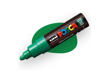 Uni-Ball Posca 4.5-5.5 Su Bazlı Poster Markörü Yeşil PC-7M