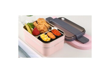 Vagonlife Beslenme Kutusu Lunch Box Paslanmaz Çelik 1400 ML XC-462