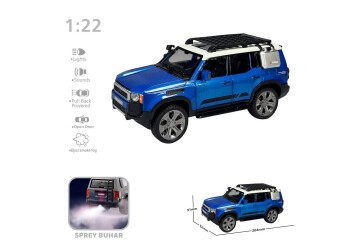 Vardem Oyuncak Çek Bırak 1:22 Sesli Işıklı Buharlı Off-road Jeep VRD-HCL-522A