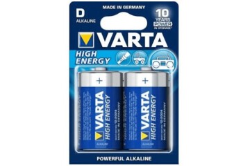 Varta Alkalin Büyük Boy Pil (D) High Energy 2 Lİ