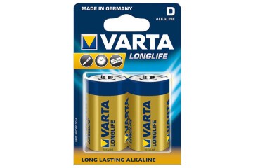 Varta Alkalin Büyük Boy Pil (D) Longlife Extra 2 Lİ