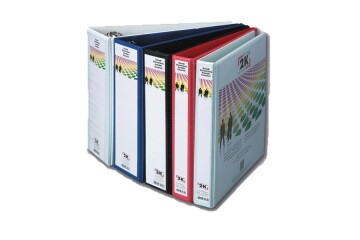 2K Sunum Klasörü Cepli 2 Halkalı 70 MM Beyaz 07-2D-B