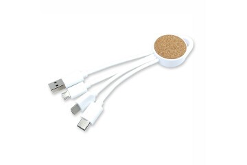 3lü Mantar Şarj Kablosu