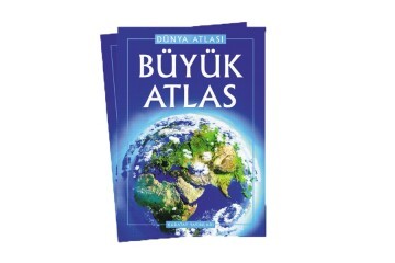 4E Atlas Büyük (Dünya Atlası) Karton Kapak Karatay Yayınevi