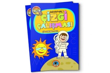 4E Boyama Kitabı Kalın Çizgi Çalışması-1 128 Syf Karatay Yayınevi