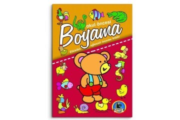 4E Boyama Kitabı Okul Öncesi Dev Boy Karatay Yayınevi