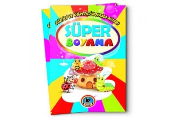 4E Boyama Kitabı Süper 128 Syf Karatay Yayınevi