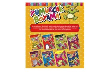 4E Boyama Kitabı Yumurcak Siyah Beyaz 64 Syf Karatay Yayınevi