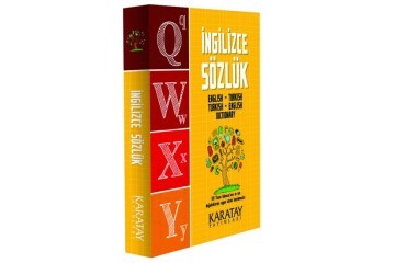 4E Sözlük İngilizce Büyük Karton Kapak Karatay Yayınevi