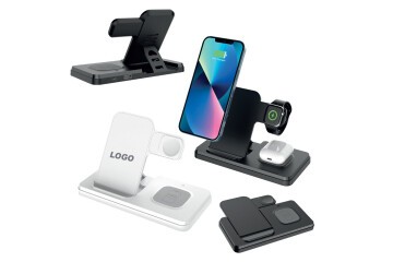 4ü 1 Arada Kablosuz Şarj Standı