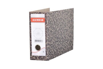 Alemdar Klasör Telgraf Karton Geniş Siyah