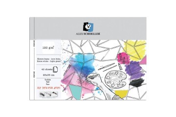 Alex Schoeller Spiralli Resim Defteri 25x35 Cm 120 GR 40 Lı Alx-0770