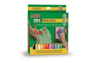 Alpino Cam Boyası Silinebilir 10.5 ML 12 Renk DE000028