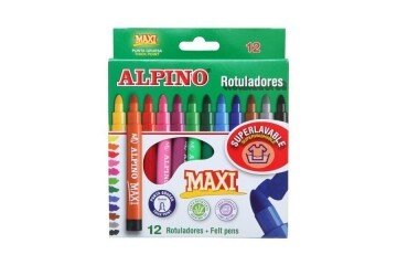 Alpino Keçeli Boya Kalemi Maxi 12 Lİ AR000006