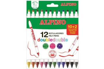 Alpino Keçeli Kalem Çift Taraflı 12 Renk AR002013