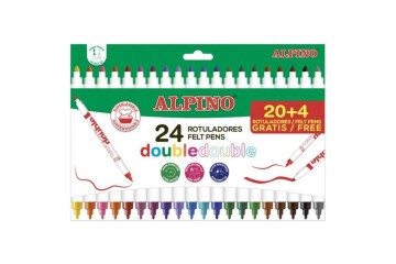 Alpino Keçeli Kalem Çift Yönlü 24 Lü AR-002058