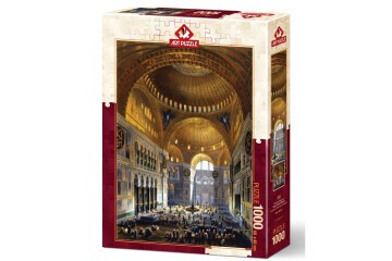 Art Puzzle 1000 Parça Ayasofya Camiinde İlk Namaz 5252