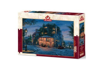 Art Puzzle 1000 Parça Pembe Ev Restaurant 5228