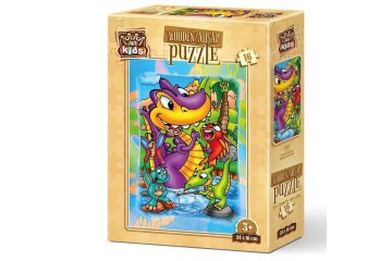 Art Puzzle 16 Parça Balıkçı Dinazorlar 5857
